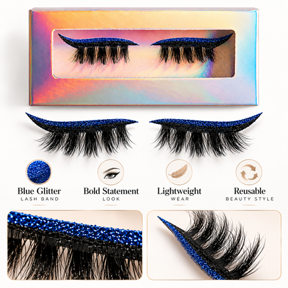All-in-One False Eyelashes with Built-in Eyeshadow & Eyeliner – The Ultimate Time-Saver for Effortless Eye Makeup