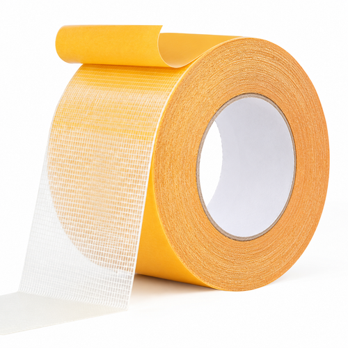 ⚡Heavy-Duty Double-Sided Duct Tape, Strong Adhesive, Waterproof, Removable, No Residue, Ideal for Carpet, Wallpaper, Home Use