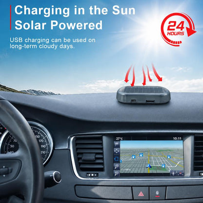 🚨Solar Powered Fake Car Alarm Light,  Plastic Material Auto Light Sensor LED Simulated Security Warning Flashing Light, No Wiring DIY Car Anti-Theft Dummy Alarm Lamp