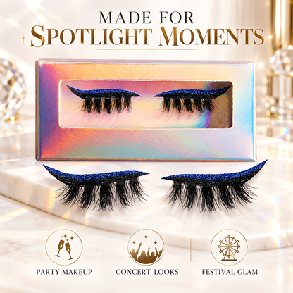 All-in-One False Eyelashes with Built-in Eyeshadow & Eyeliner – The Ultimate Time-Saver for Effortless Eye Makeup